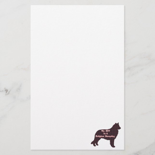 Papelería Sheepdog BFF belga (Anverso)