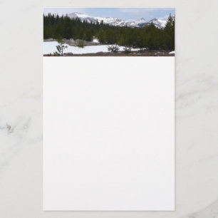 Papelería Sierra Nevada y nieve en Yosemite
