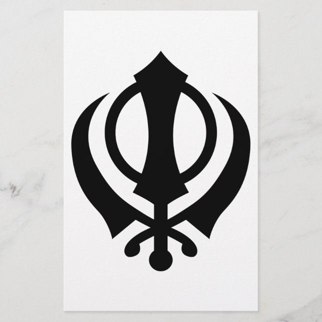 Papelería Sikh Khanda (Anverso)