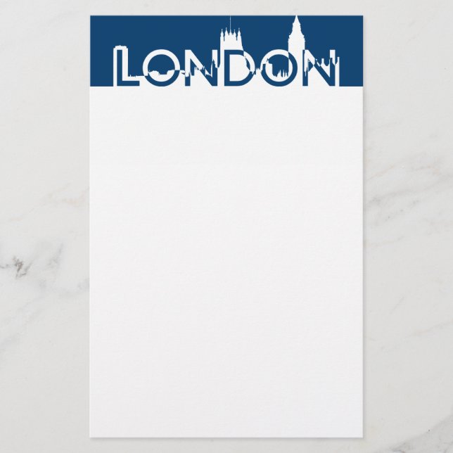 Papelería Silhouette de Londres (Anverso)