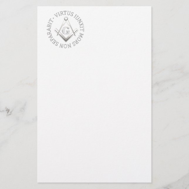 Papelería Símbolo de masonería (Anverso)