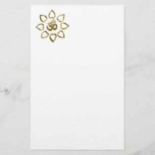 Papelería Símbolo dorado omnipresente