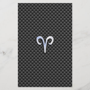 Papelería Símbolo zodiaco de Aries Decoración de fibra de ca