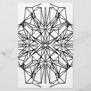 Papelería simetría geométrica