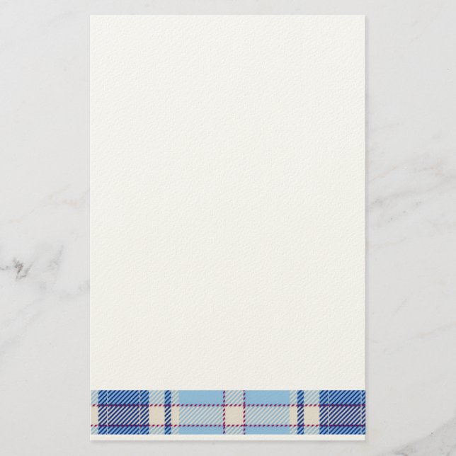 Papelería Simple estilo rústico azul Chake  (Anverso)
