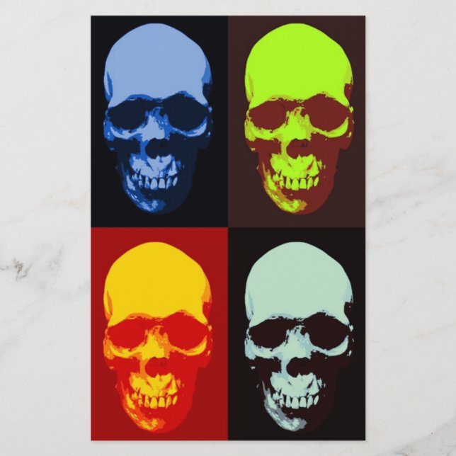 Papelería Skulls Skull (Anverso)