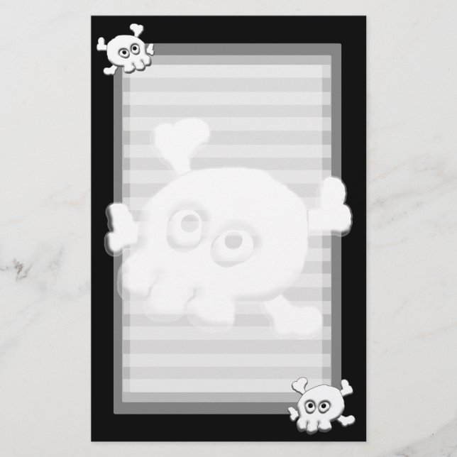 Papelería Skully (Anverso)