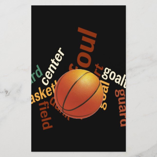 Papelería Slam Dunk of Vocabulary: Juego de Baloncesto de Ca (Anverso)