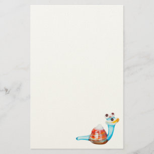 PAPELERÍA SNAIL DE VIDRIO SONRIENTE