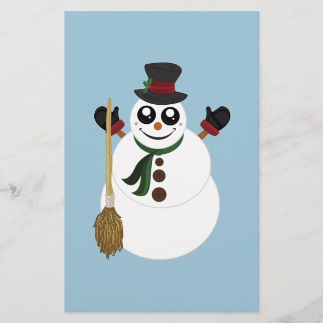 Papelería Snowman (Anverso)