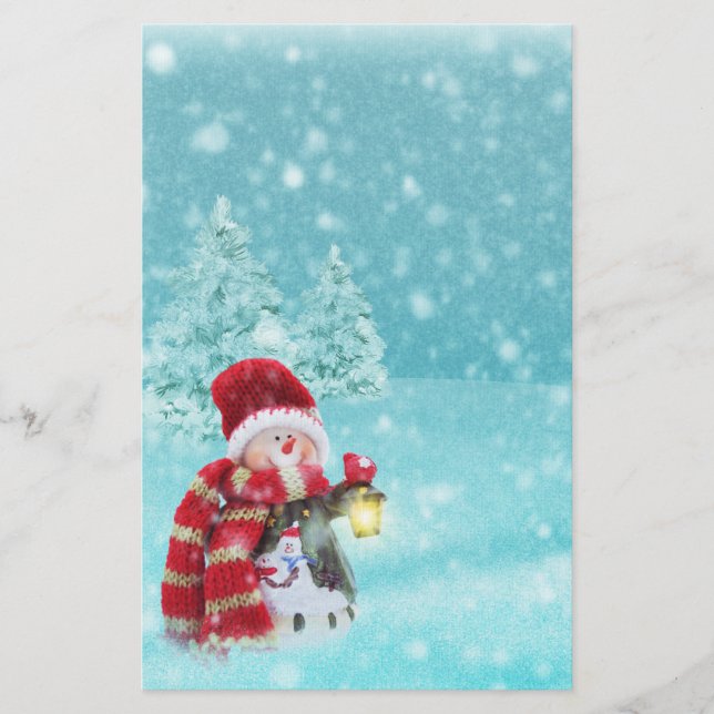 Papelería Snowman (Anverso)