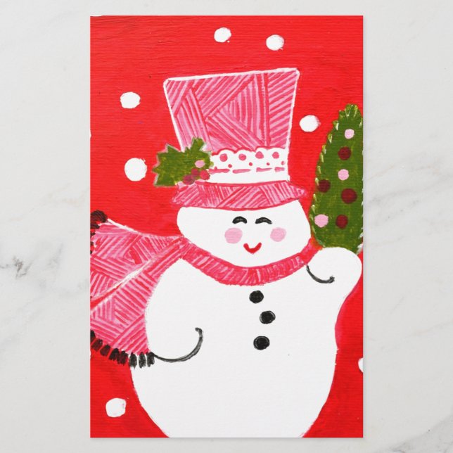 Papelería Snowman (Anverso)