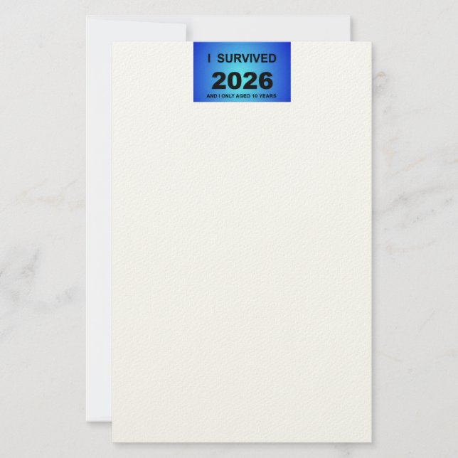 Papelería Sobreviví 2026 (Anverso)