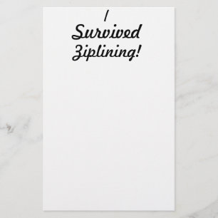 Papelería ¡Sobreviví ziplining!