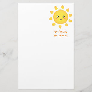 Papelería Sol Cute Feliz Luz del Sol para Niños