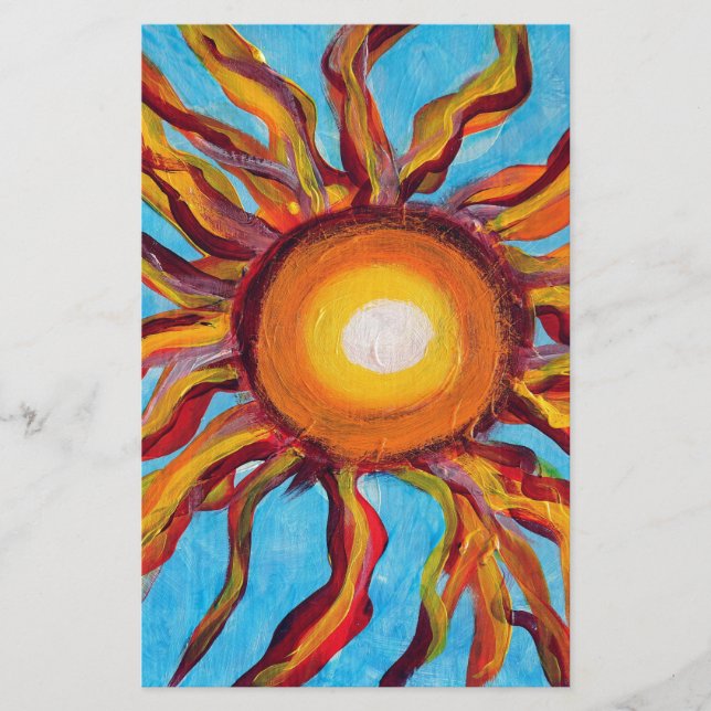 Papelería Sol salvaje (Anverso)