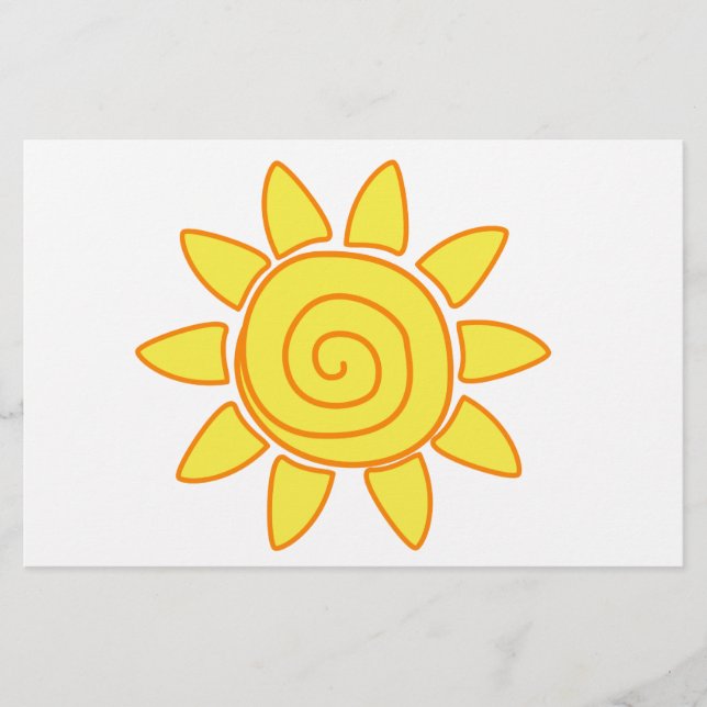 Papelería Sol soleado (Anverso)