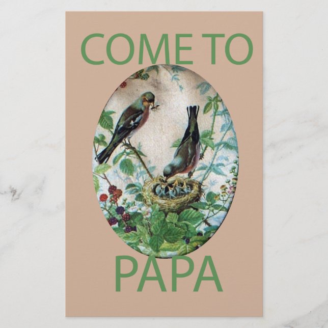 Papelería Sosteniendo la bandada: capturando la crianza de l (Anverso)