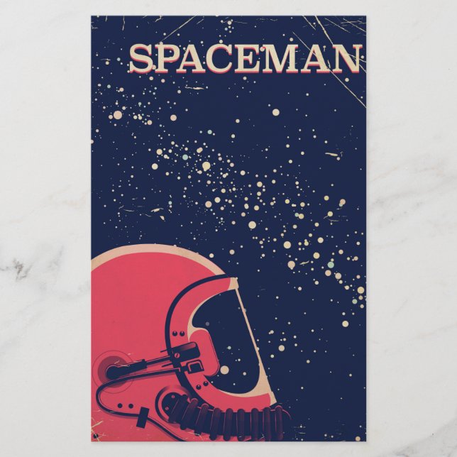 Papelería Spaceman (Anverso)