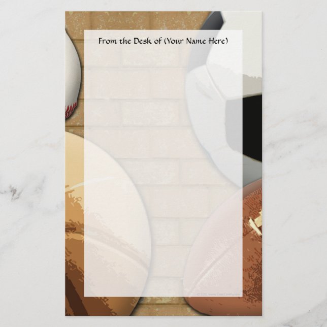 Papelería Sports Al-Star, baloncesto/fútbol/fútbol (Anverso)