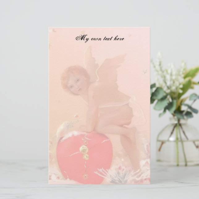 Papelería Spunky Cupido (Anverso de pie)