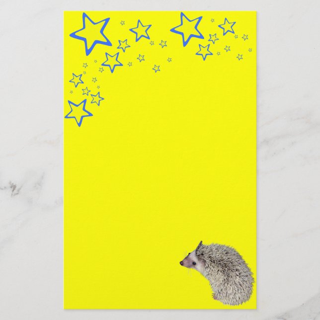 Papelería Stationary Hedgehog (Anverso)