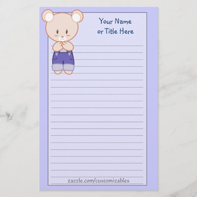 Papelería Stationery (Anverso)