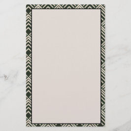 Papelería Stationery Art Deco Black Tan