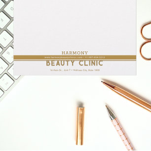 Papelería Stationery corporativo y profesional Gold Brown