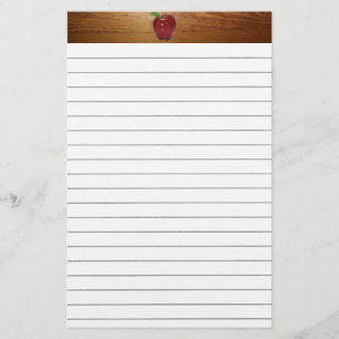 Papelería Stationery de Apple Lined