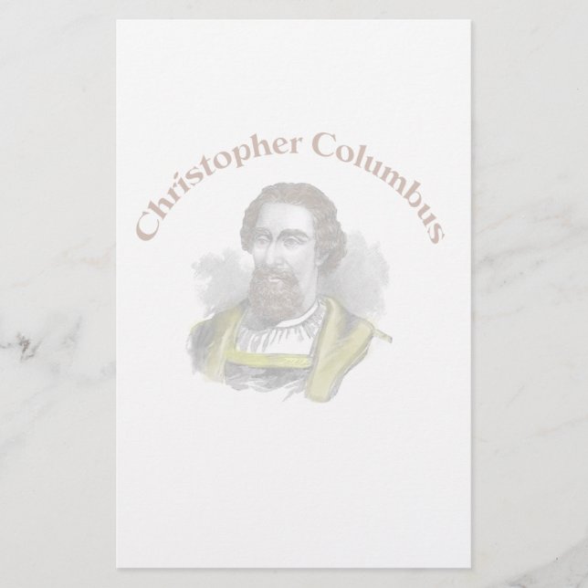 Papelería Stationery de Cristóbal Colón (Anverso)
