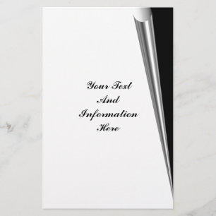 Papelería Stationery de curl de página
