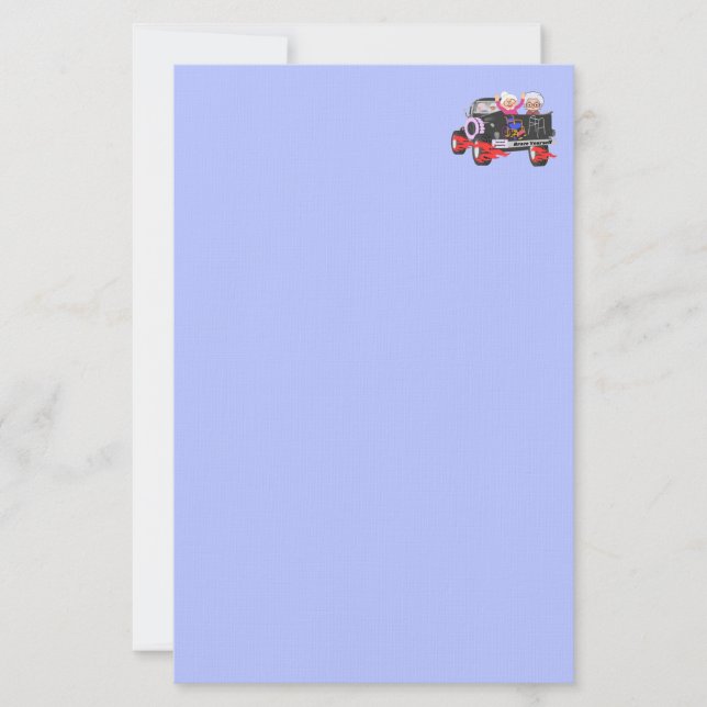 Papelería Stationery de Grannies de Hot Rod (Anverso)