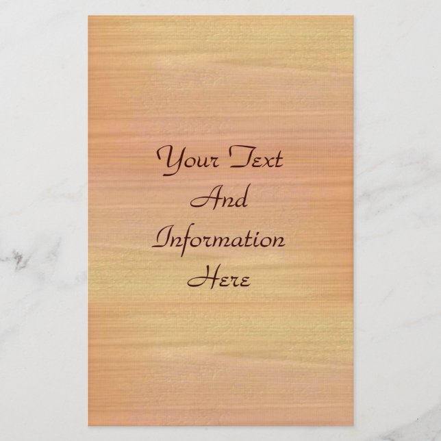 Papelería Stationery de madera de arce liso (Anverso)