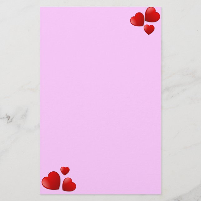 Papelería Stationery de Simply Hearts (Anverso)