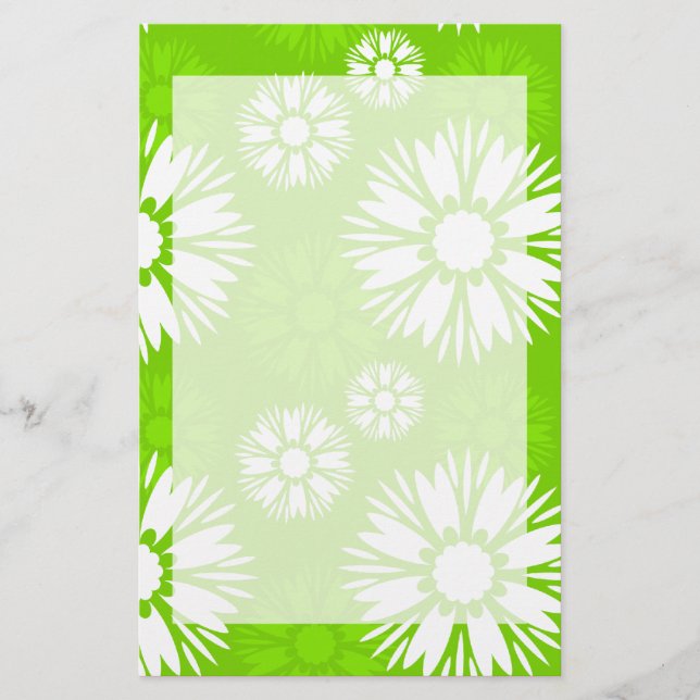 Papelería Stationery Green en verano (Anverso)