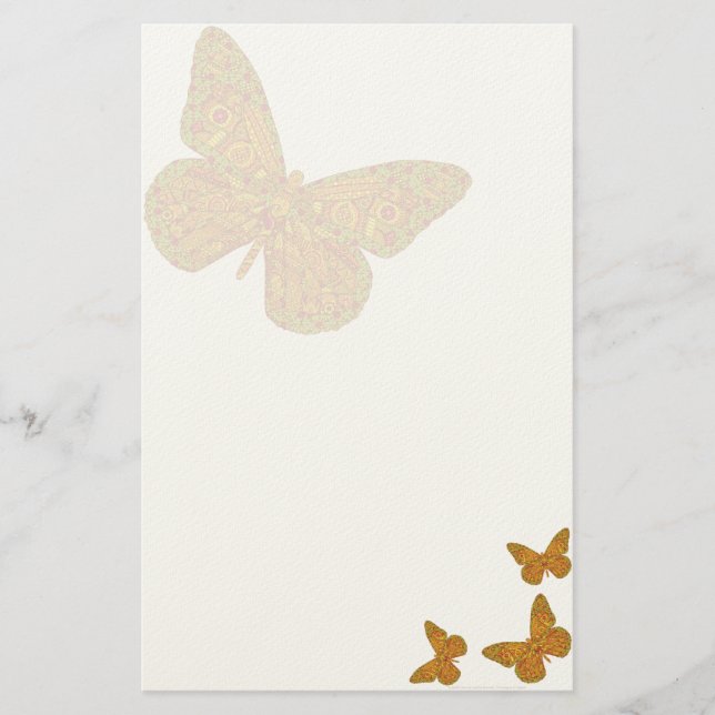 Papelería Stationery monarca india (Anverso)