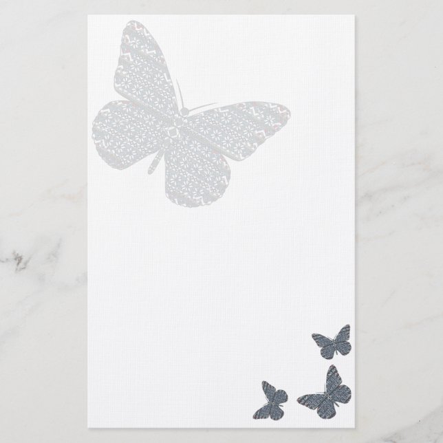 Papelería Stationery monarca nórdica (Anverso)