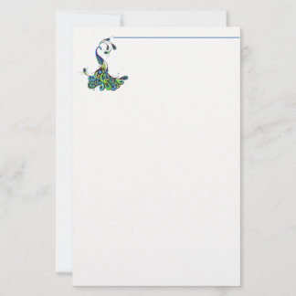 Papelería Stationery Paper-Peacock