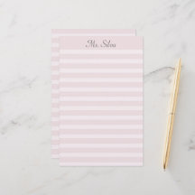 Stationery personalizada en línea simple: Rosa pol