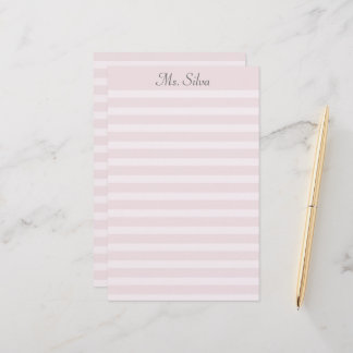Papelería Stationery personalizada en línea simple: Rosa pol