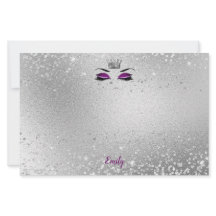 Stationery Real Purple Purpurina Ojos Coincidiendo
