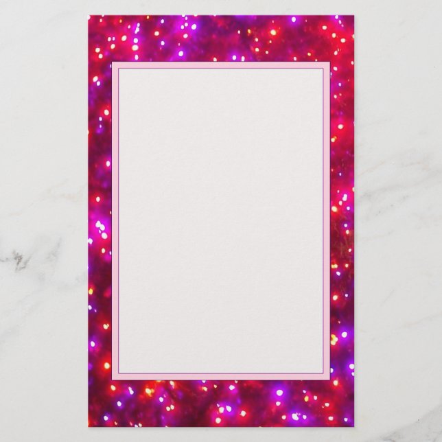 Papelería Stationery 'Rosy Sparkle' (Anverso)