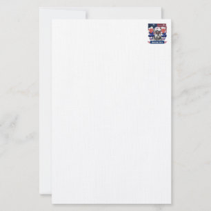 Papelería Stationery Schnauzer, héroe americano