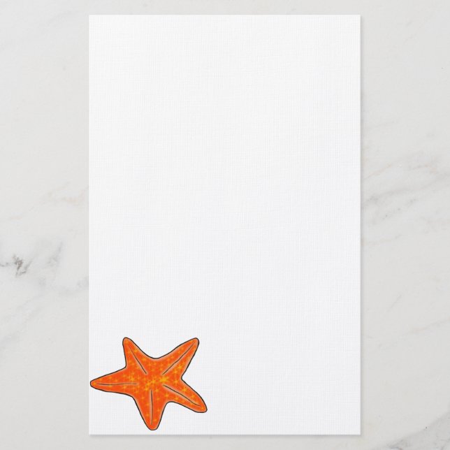 Papelería Stationery Starfish (Anverso)