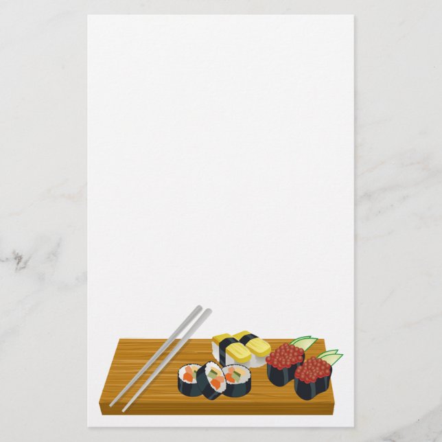 Papelería Stationery Sushi-1 (Anverso)