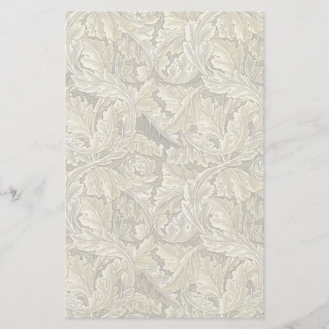 Papelería Stationery: William Morris Design: Acanthus Scroll (Anverso)