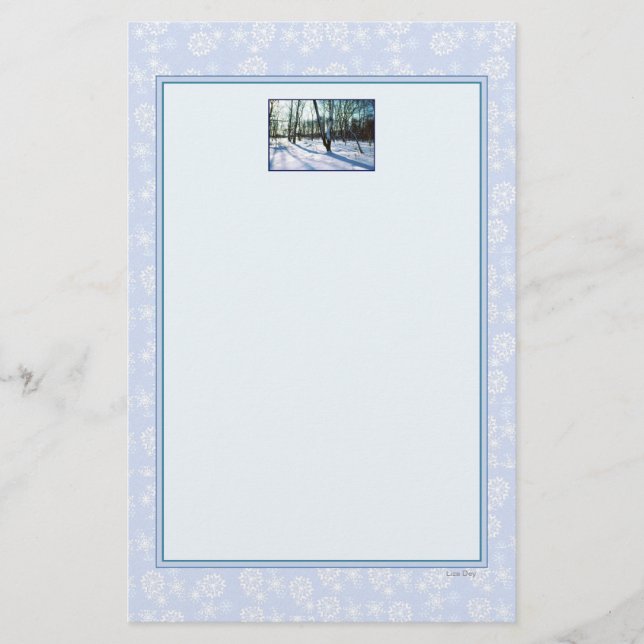 Papelería Stationery 'Winter Wonderland' (Anverso)