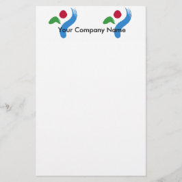 Papelería Stationery with Flag of Seoul, South Korea