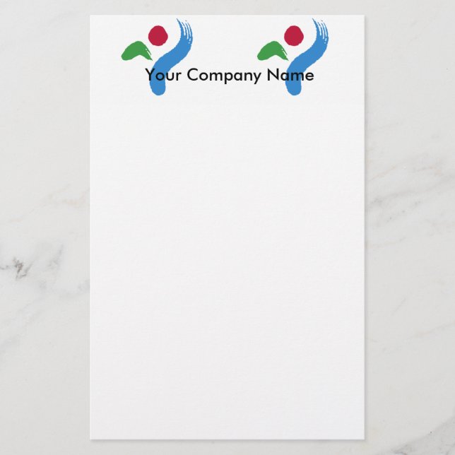 Papelería Stationery with Flag of Seoul, South Korea (Anverso)
